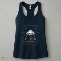 F-35A Lightning II Tactical Dominance  Women's Tank Top thumb 3