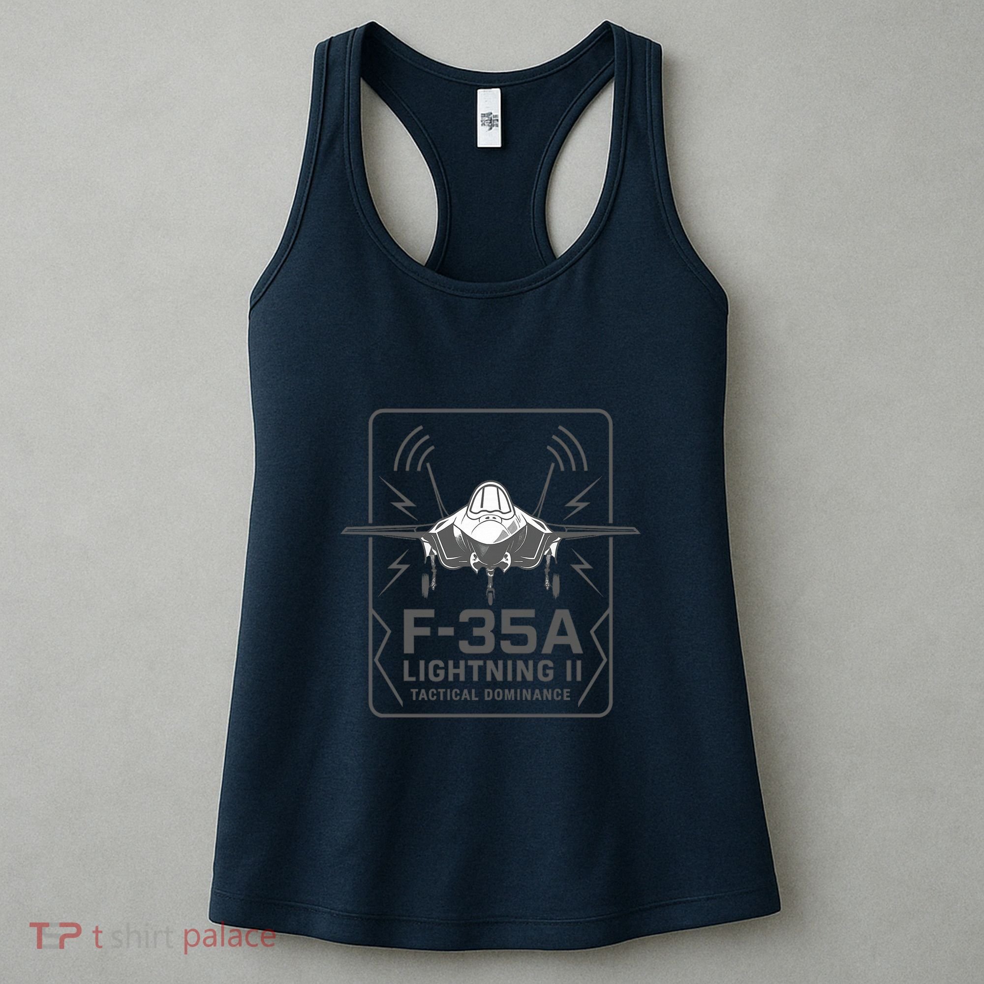 F-35A Lightning II Tactical Dominance  Women's Tank Top