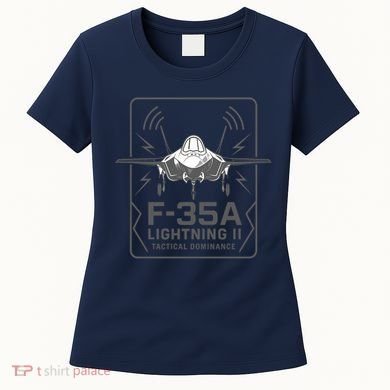 F-35A Lightning II Tactical Dominance  Women's T-Shirt