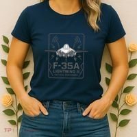 F-35A Lightning II Tactical Dominance  Women's T-Shirt thumb 2