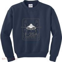 F-35A Lightning II Tactical Dominance  Kids Sweatshirt thumb 0