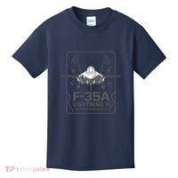 F-35A Lightning II Tactical Dominance  Kids T-Shirt thumb 0