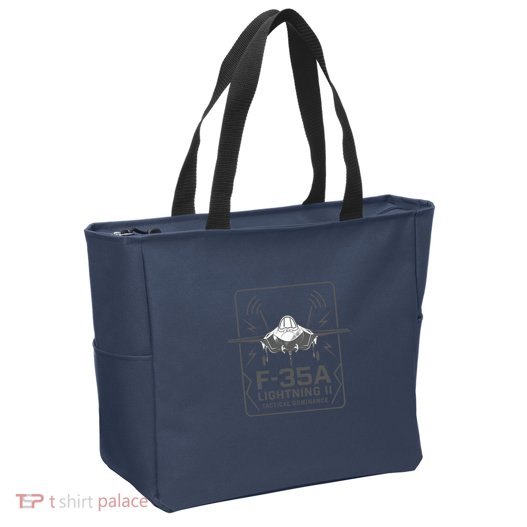 F-35A Lightning II Tactical Dominance  Tote Bag
