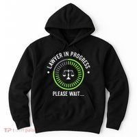 Funny Lawyer In Progress Gift T Law School Apparel Hoodie thumb 0