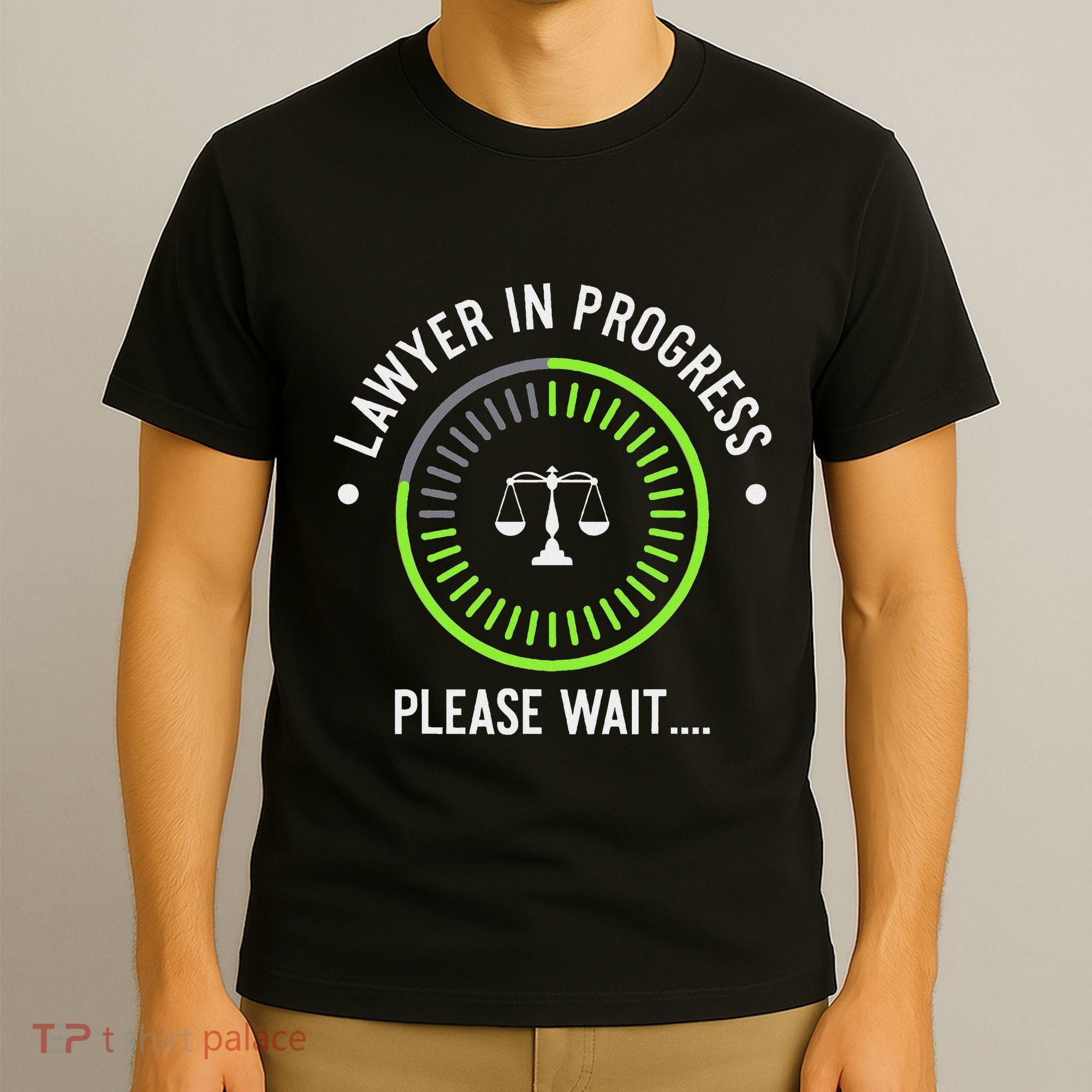 Funny Lawyer In Progress Gift T Law School Apparel T-Shirt