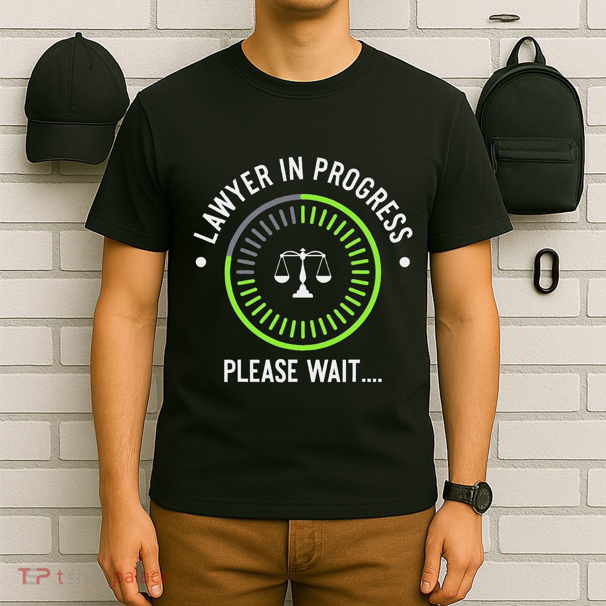 Funny Lawyer In Progress Gift T Law School Apparel T-Shirt