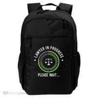 Funny Lawyer In Progress Gift T Law School Apparel Backpack thumb 0