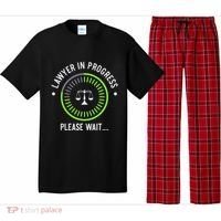 Funny Lawyer In Progress Gift T Law School Apparel Pajama Set thumb 0