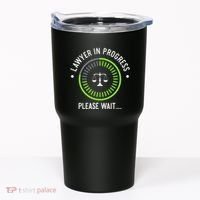 Funny Lawyer In Progress Gift T Law School Apparel Tumbler thumb 0