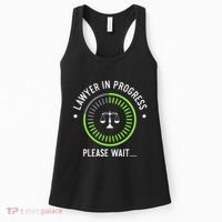 Funny Lawyer In Progress Gift T Law School Apparel Women's Tank Top thumb 0