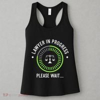 Funny Lawyer In Progress Gift T Law School Apparel Women's Tank Top thumb 3
