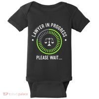 Funny Lawyer In Progress Gift T Law School Apparel Baby Bodysuit thumb 0