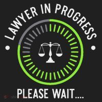 Funny Lawyer In Progress Gift T Law School Apparel Hat thumb 2
