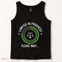 Funny Lawyer In Progress Gift T Law School Apparel Tank Top thumb 2