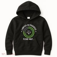 Funny Lawyer In Progress Gift T Law School Apparel Kids Hoodie thumb 0