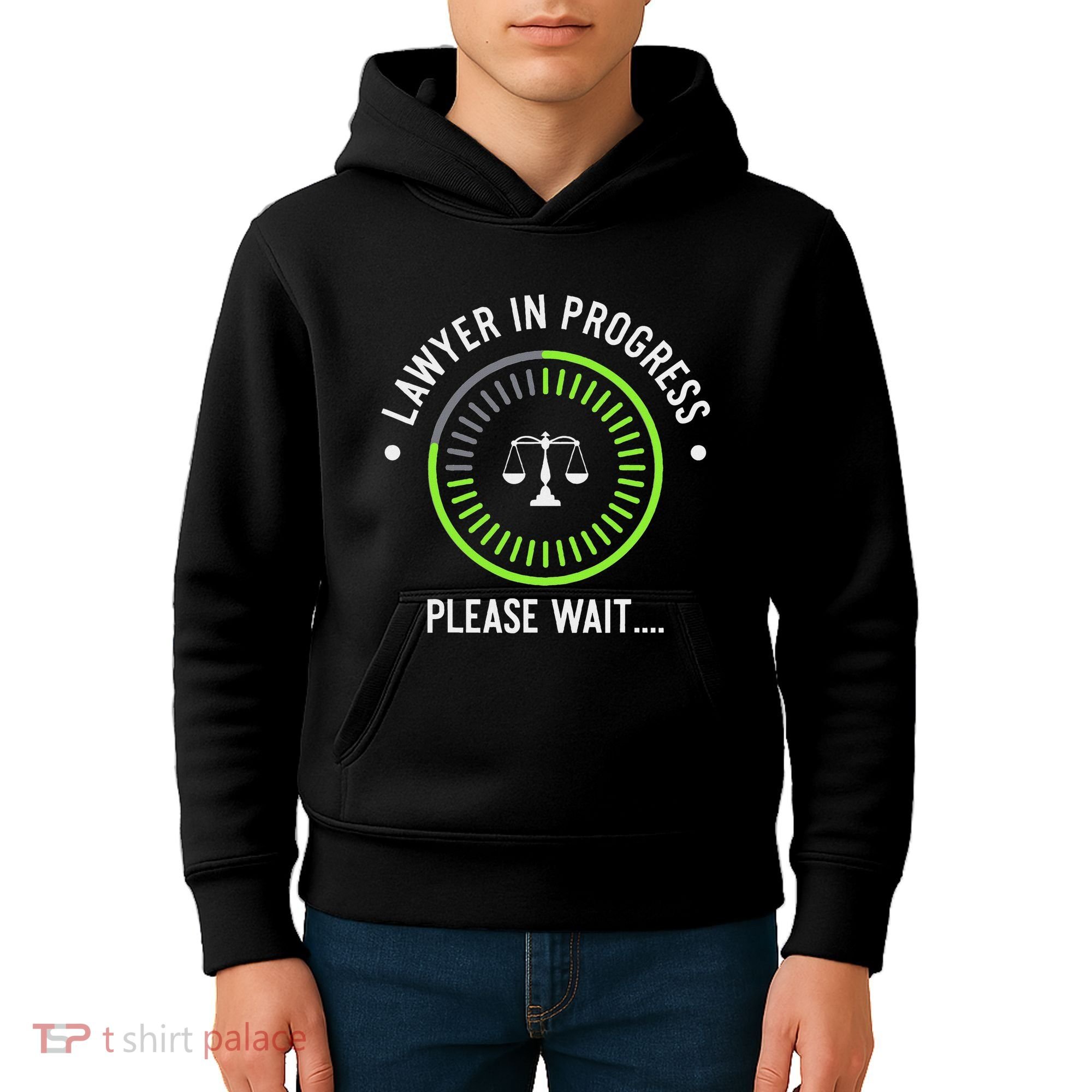 Funny Lawyer In Progress Gift T Law School Apparel Kids Hoodie