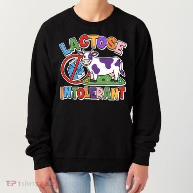 Funny Lactose Intorerant Cow Women's Sweatshirt