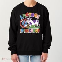 Funny Lactose Intorerant Cow Women's Sweatshirt thumb 0