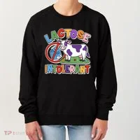 Funny Lactose Intorerant Cow Women's Sweatshirt thumb 0