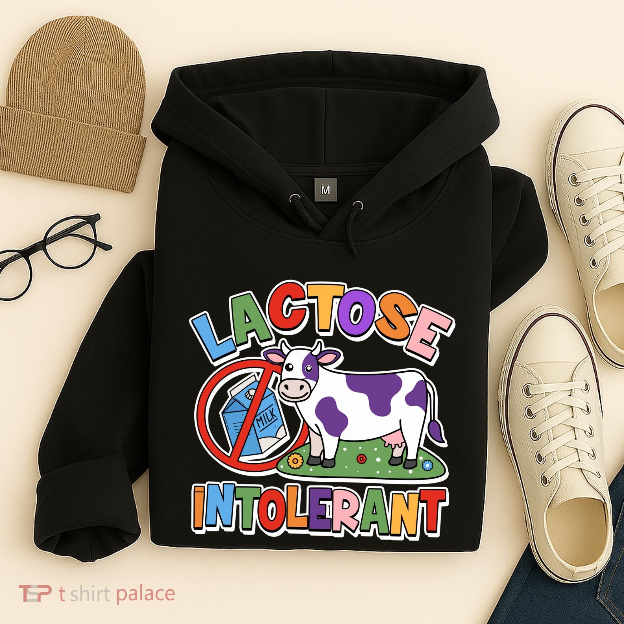 Funny Lactose Intorerant Cow Hoodie