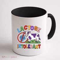 Funny Lactose Intorerant Cow Coffee Mug thumb 1
