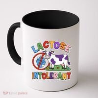 Funny Lactose Intorerant Cow Coffee Mug thumb 0