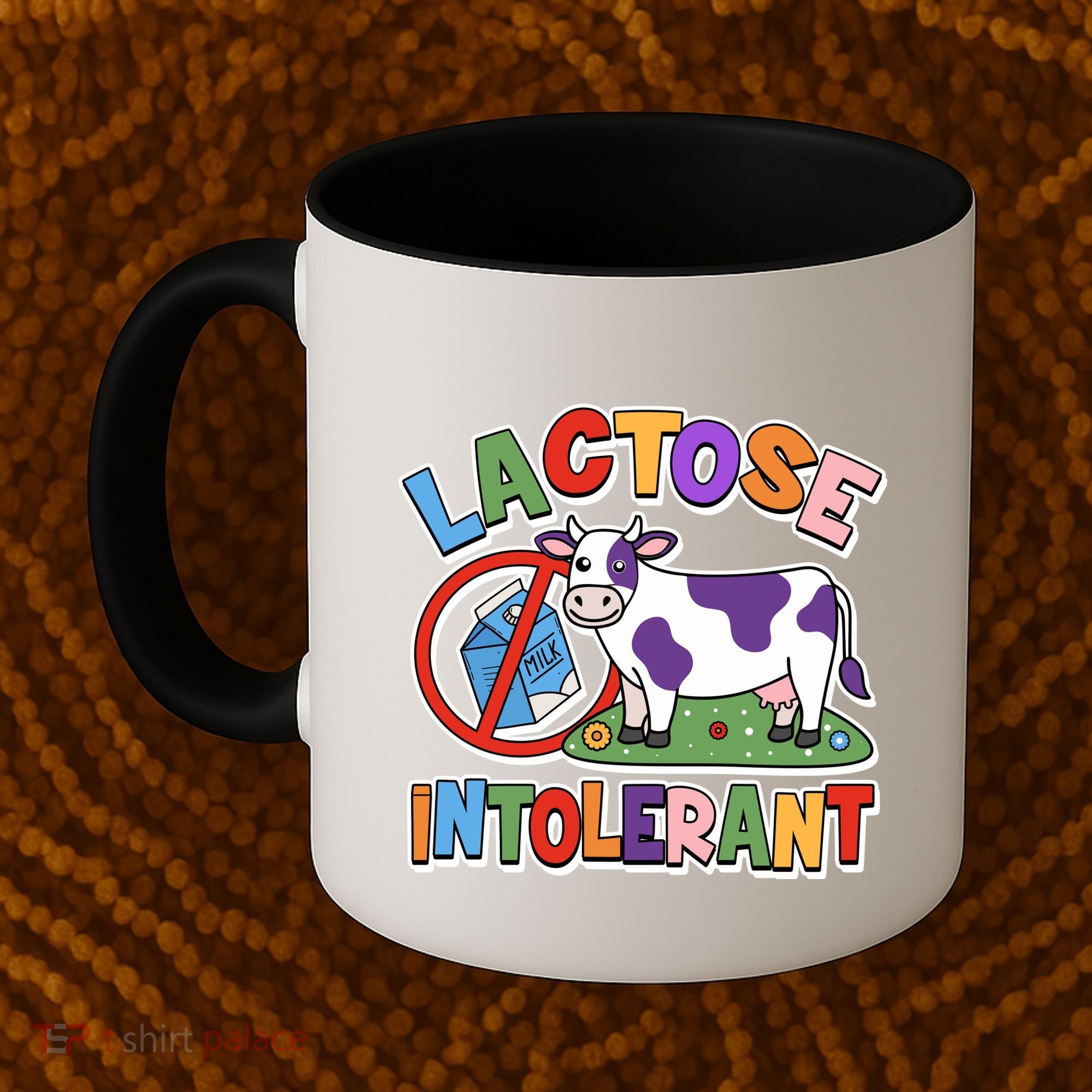 Funny Lactose Intorerant Cow Coffee Mug