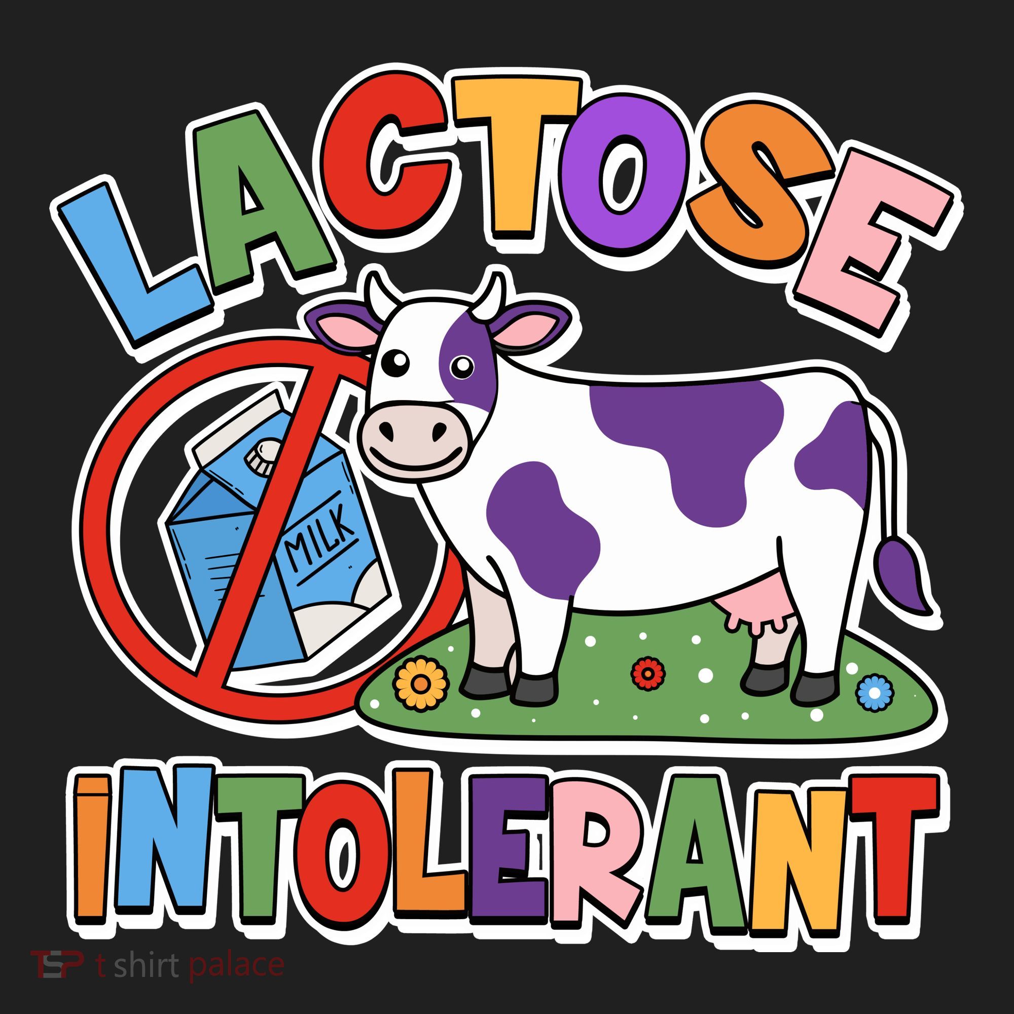 Funny Lactose Intorerant Cow Beanie