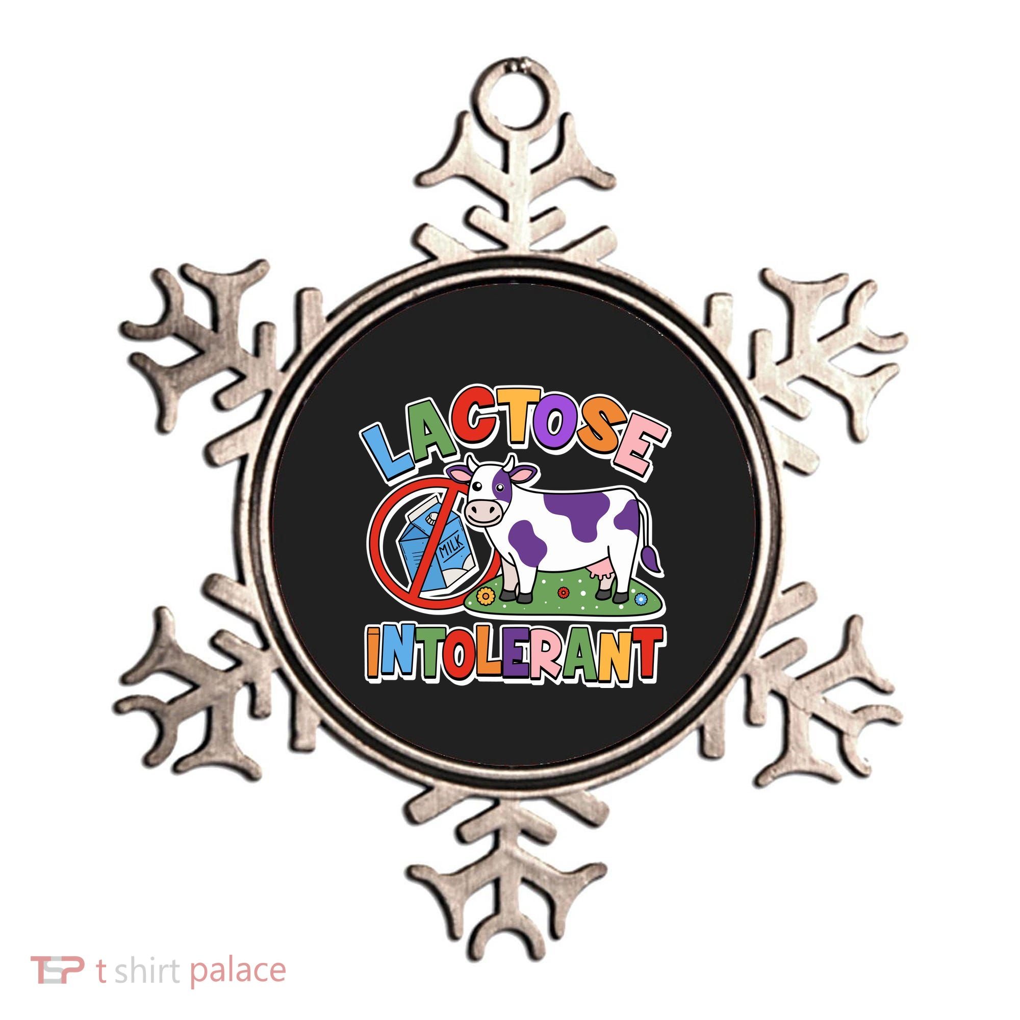 Funny Lactose Intorerant Cow Ornament