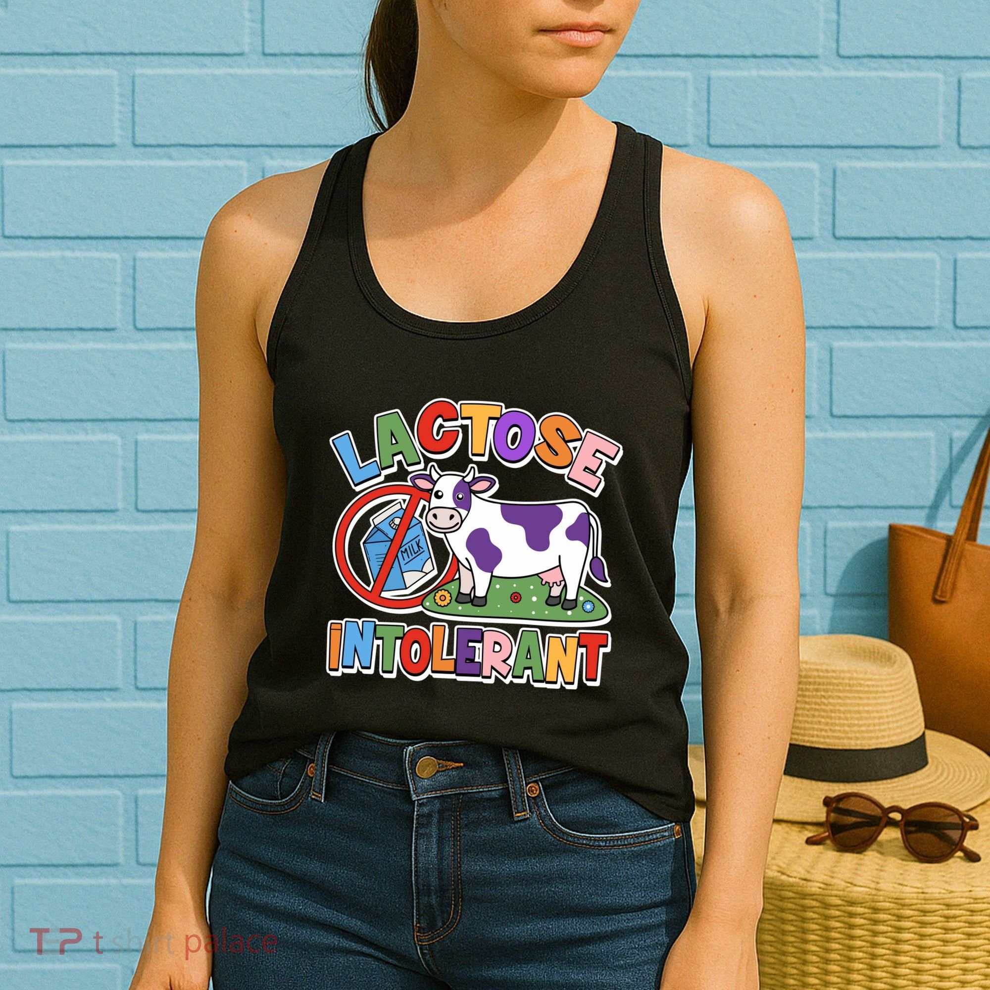 Funny Lactose Intorerant Cow Women's Tank Top