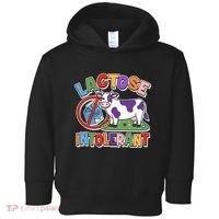 Funny Lactose Intorerant Cow Toddler Hoodie thumb 0