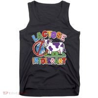 Funny Lactose Intorerant Cow Tank Top thumb 0