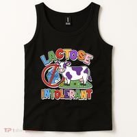 Funny Lactose Intorerant Cow Tank Top thumb 2