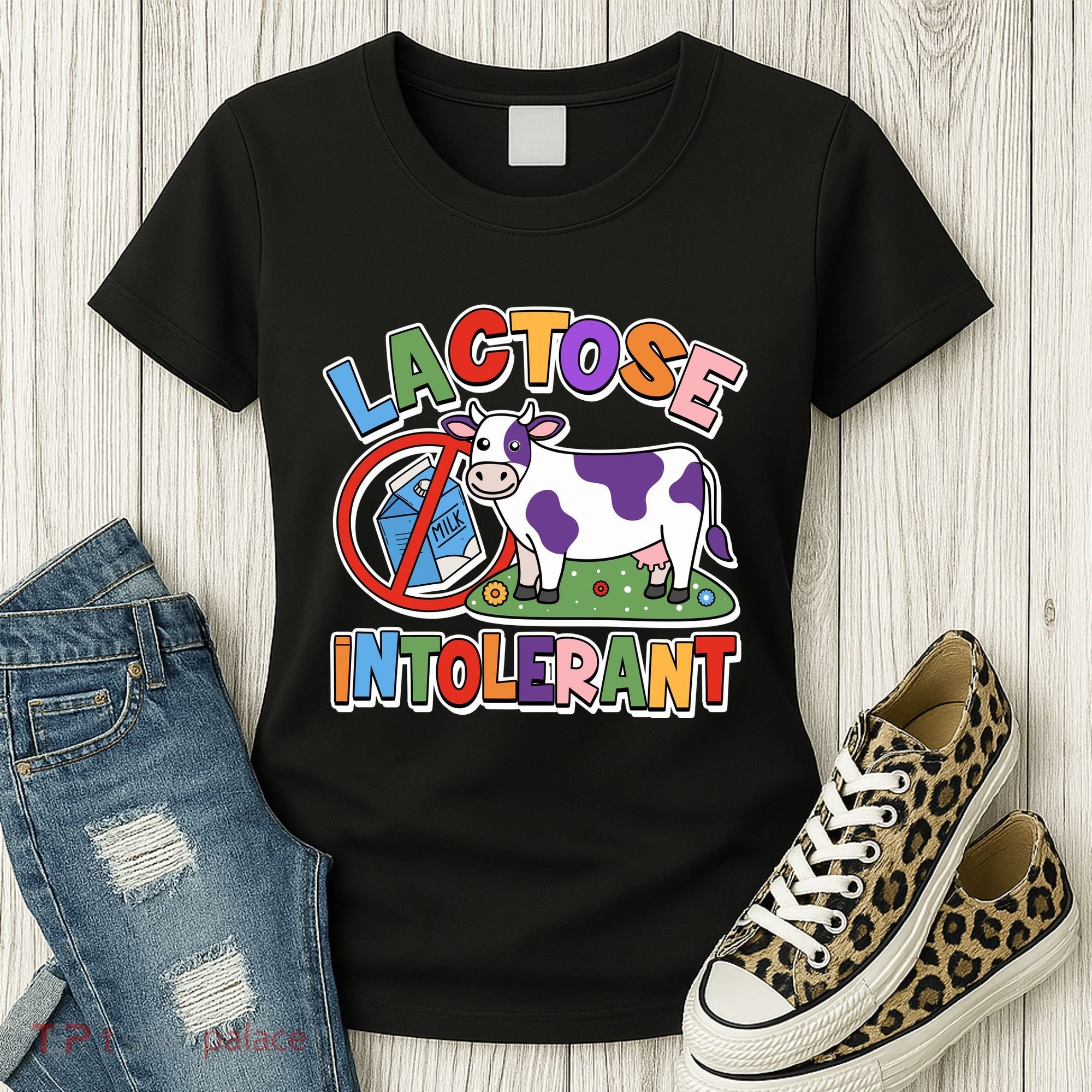 Funny Lactose Intorerant Cow Women's T-Shirt