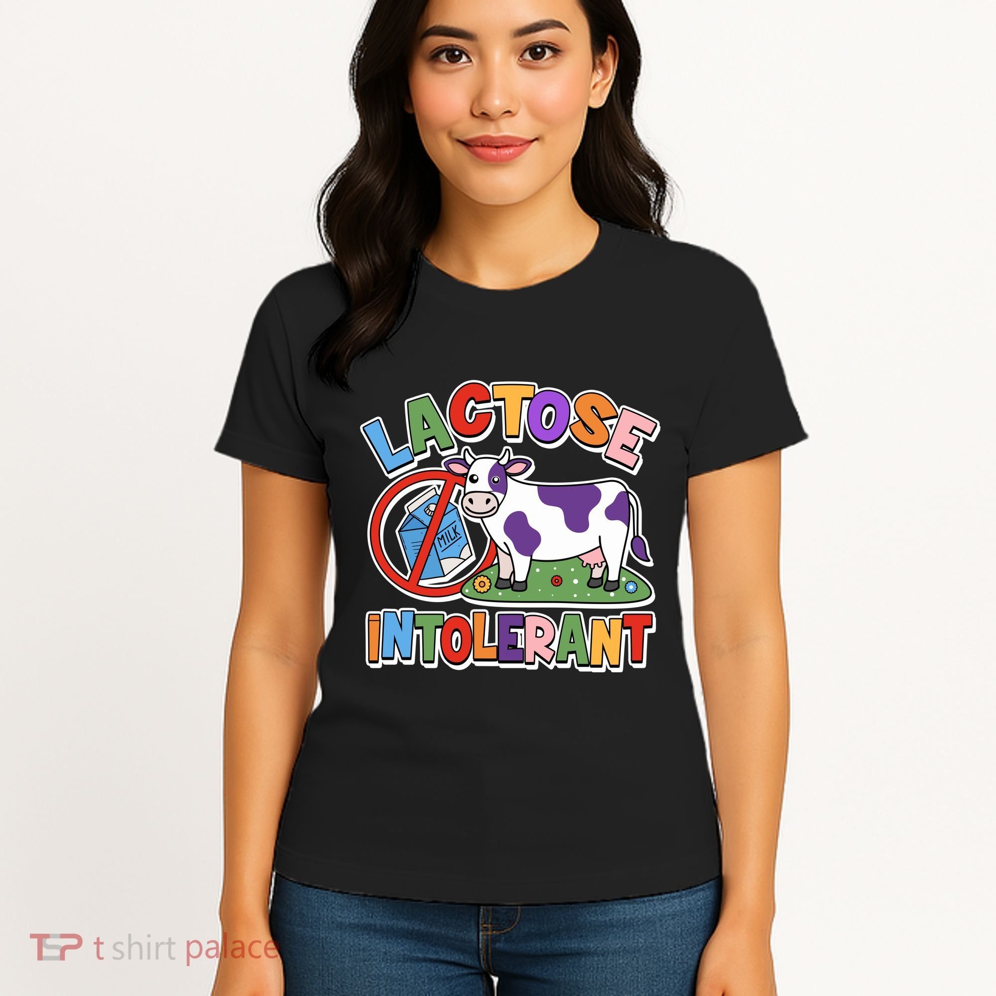 Funny Lactose Intorerant Cow Women's T-Shirt