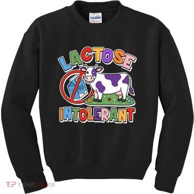 Funny Lactose Intorerant Cow Kids Sweatshirt