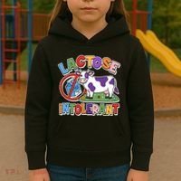 Funny Lactose Intorerant Cow Kids Hoodie thumb 3