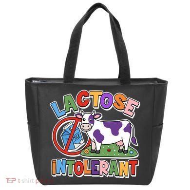 Funny Lactose Intorerant Cow Tote Bag