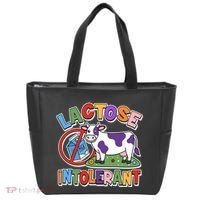 Funny Lactose Intorerant Cow Tote Bag thumb 0