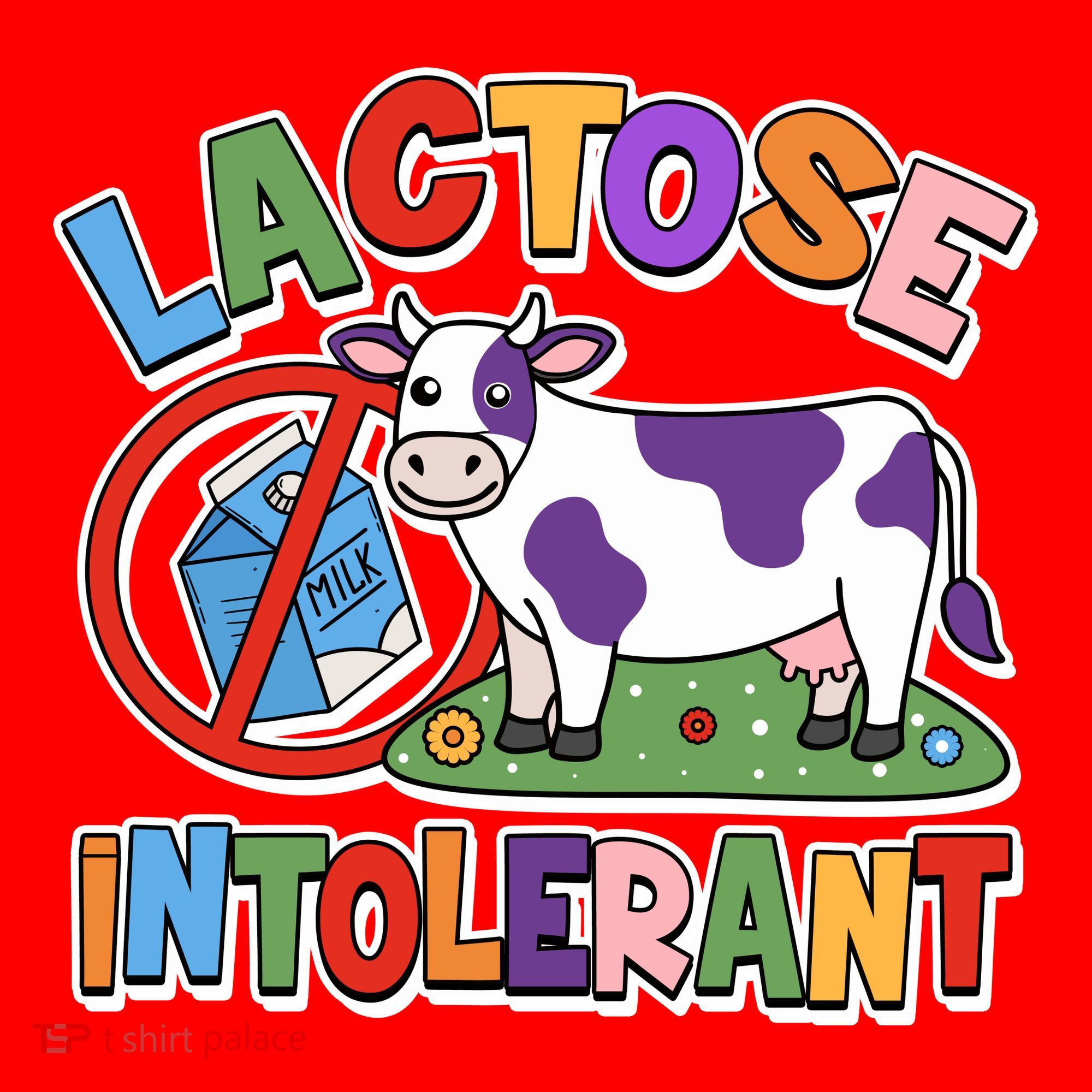 Funny Lactose Intorerant Cow Santa Hat