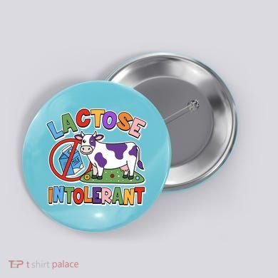 Funny Lactose Intorerant Cow Button