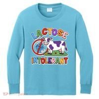 Funny Lactose Intorerant Cow Kids Long Sleeve Shirt thumb 0