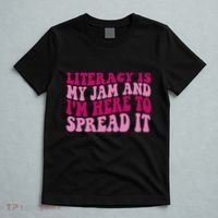Funny Literacy Is My Jam And IM Here To Spread It T-Shirt thumb 5
