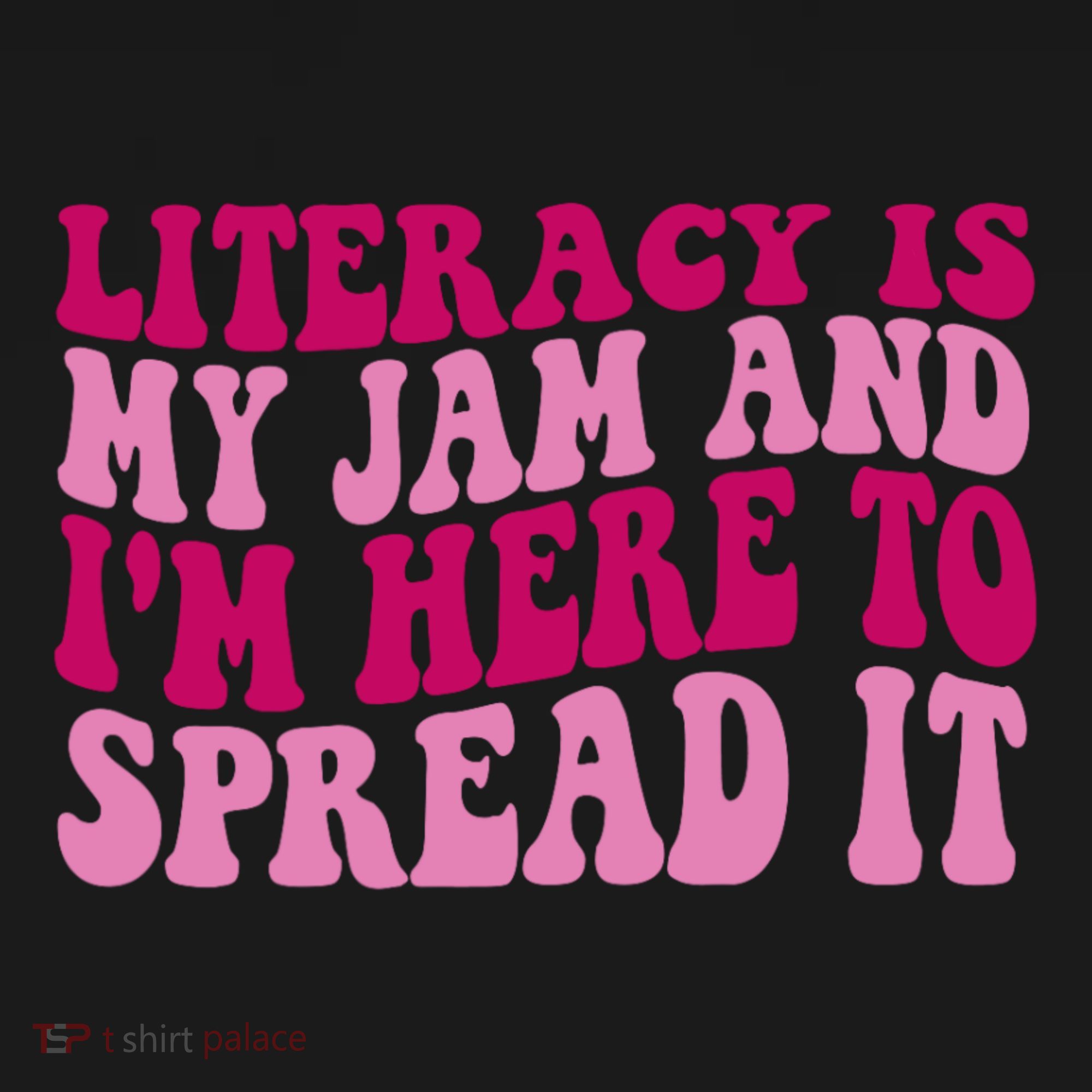 Funny Literacy Is My Jam And IM Here To Spread It Women's Hoodie