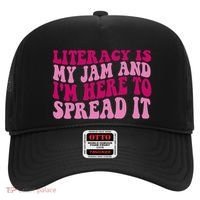 Funny Literacy Is My Jam And IM Here To Spread It Hat thumb 0
