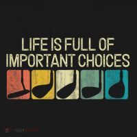 Funny Life Is Full Of Important Choices Vintage Golf Golfer T-Shirt thumb 7