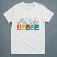 Funny Life Is Full Of Important Choices Vintage Golf Golfer T-Shirt thumb 5