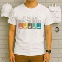 Funny Life Is Full Of Important Choices Vintage Golf Golfer T-Shirt thumb 6