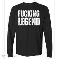 Fucking Legend Internet Social Media Insta Trending Comfort Colors Heavyweight Long Sleeve T-Shirt thumb 0