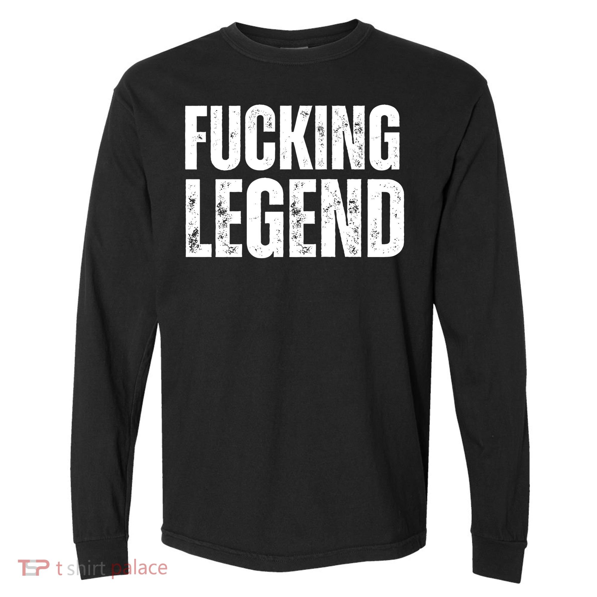 Fucking Legend Internet Social Media Insta Trending Comfort Colors Heavyweight Long Sleeve T-Shirt